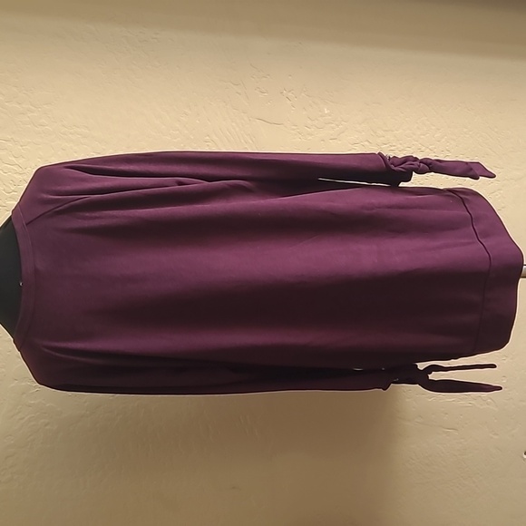 Lazy Sundays Purple Suede French Terry Shift Dress - Picture 4 of 7